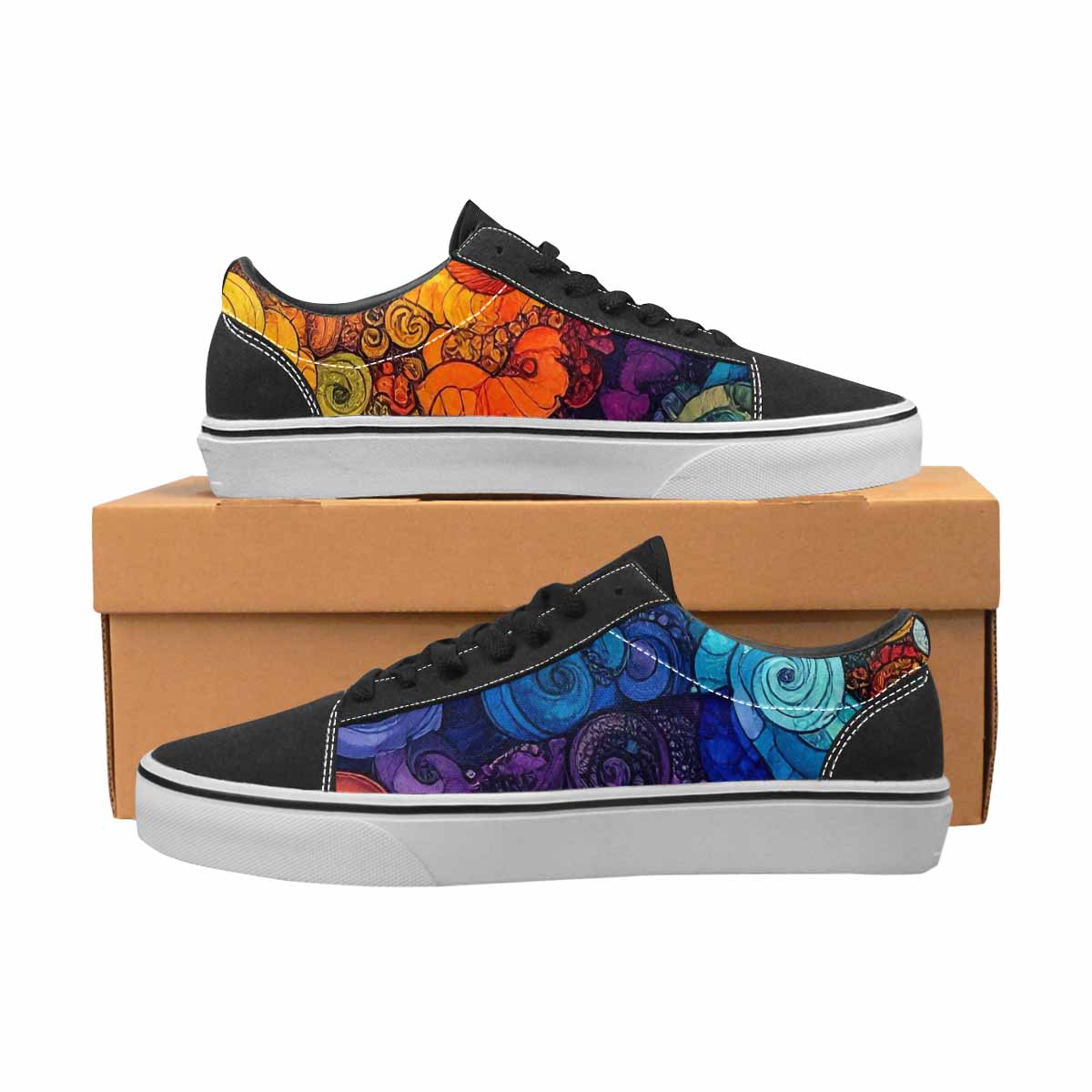 WOMEN'S Tie Lace-Up Canvas Dreamcore Custom Shoes
