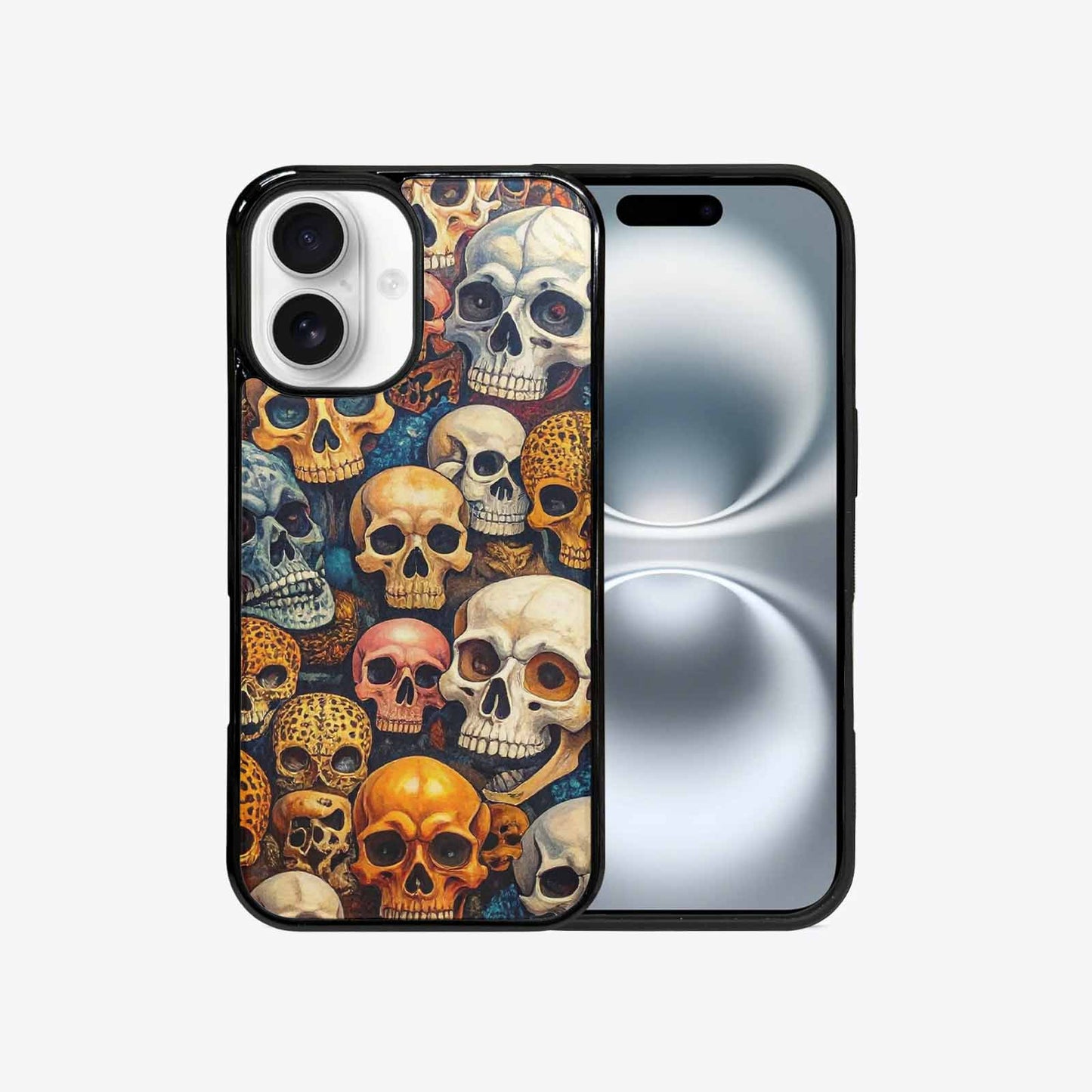 iPhone 16 Case — Skulls Animal Printskulls Patt 0h1, Custom Print Case Cover