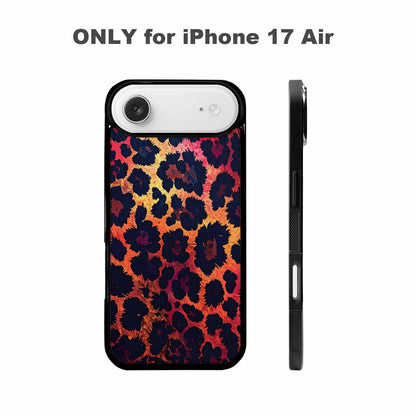 iPhone 17 Air Case — Leopard Print Dark Seamless Pattern Animal, Custom Art Phone Cover