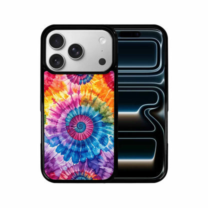 iPhone 17 Pro Case — Small Tie Dye Swirl Pattern Tie, Custom Printed Phone Case