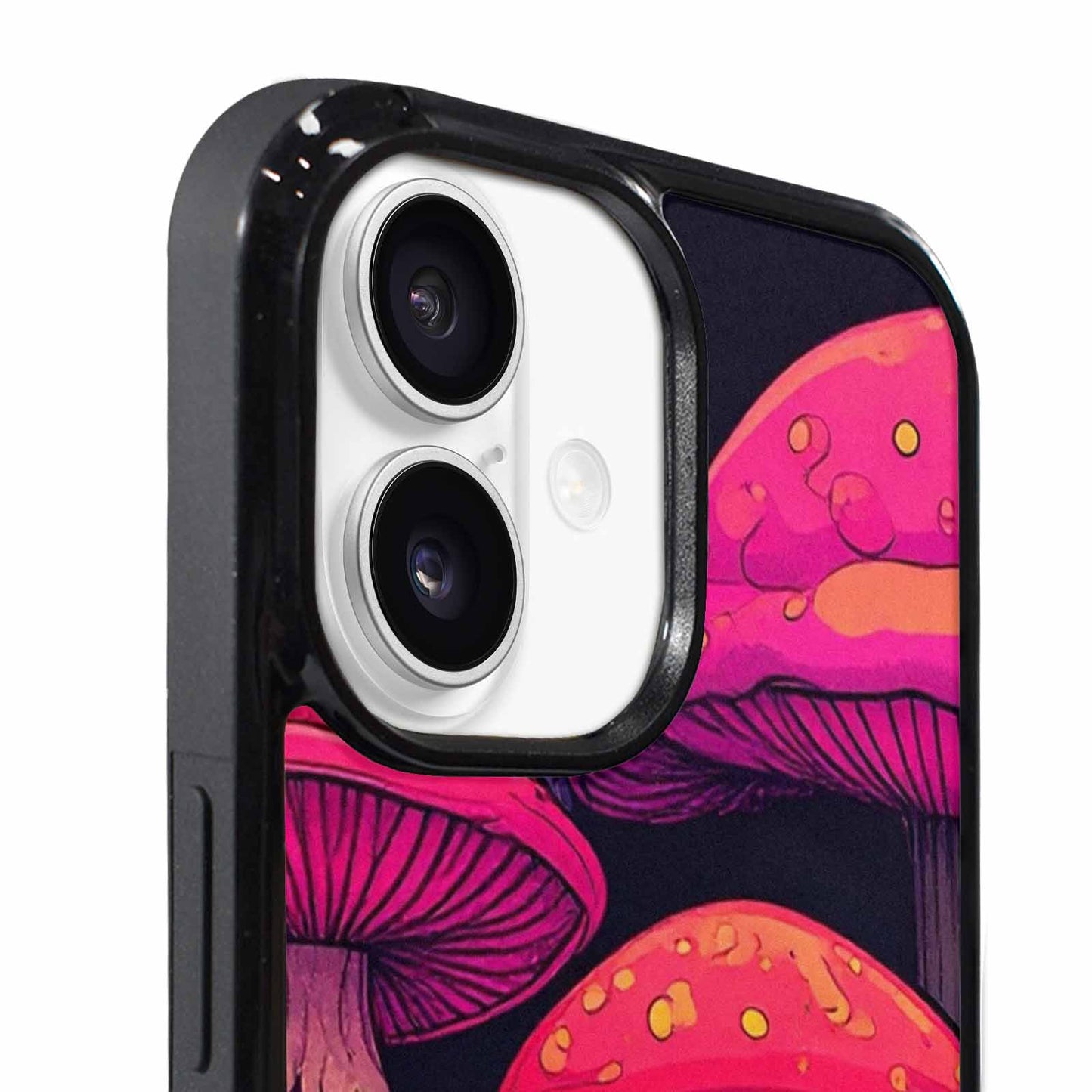 iPhone 17 Case — Psychedelic Mushroom Cartoon Pattern Cartoon Cute, Custom Phone Case