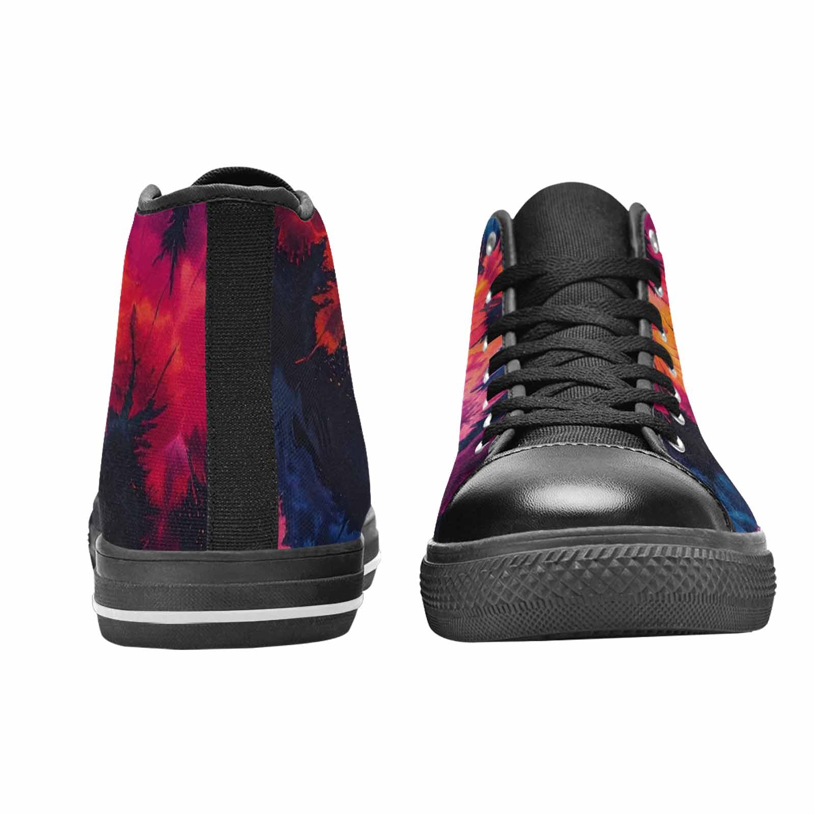 MEN'S Tie Dye Dark High Top Canvas Dreamcore Sneakers