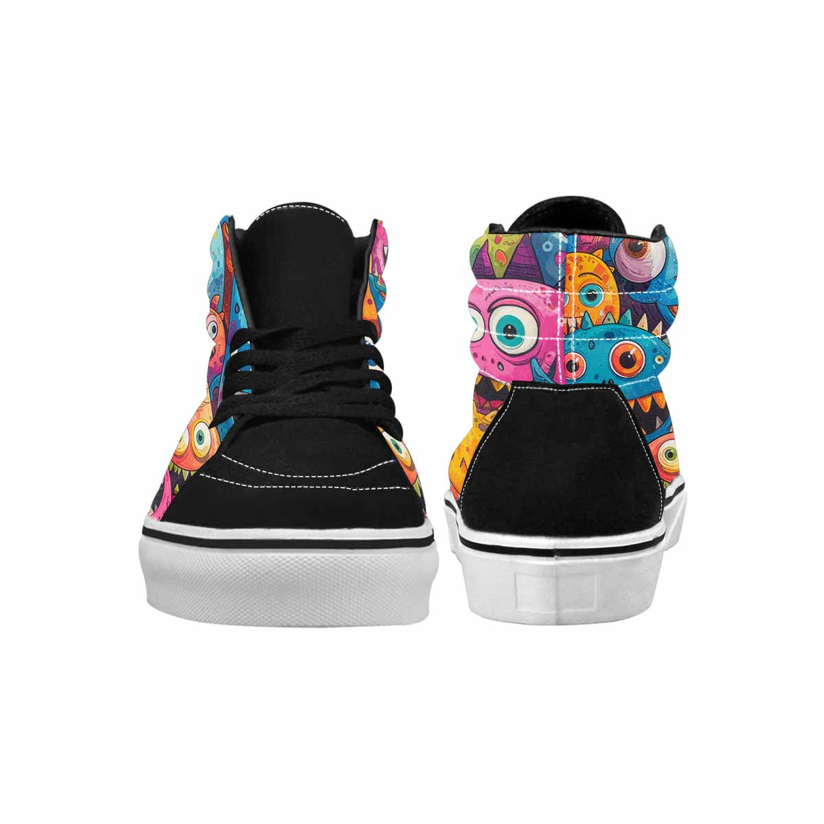 WOMEN'S Goofy Cartoon Monster High Top Canvas Y2K Shoes