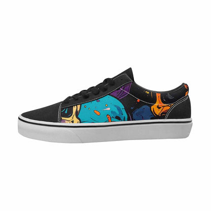 WOMEN'S Camo Canvas Artist-designed Dreamcore Customized Sneakers