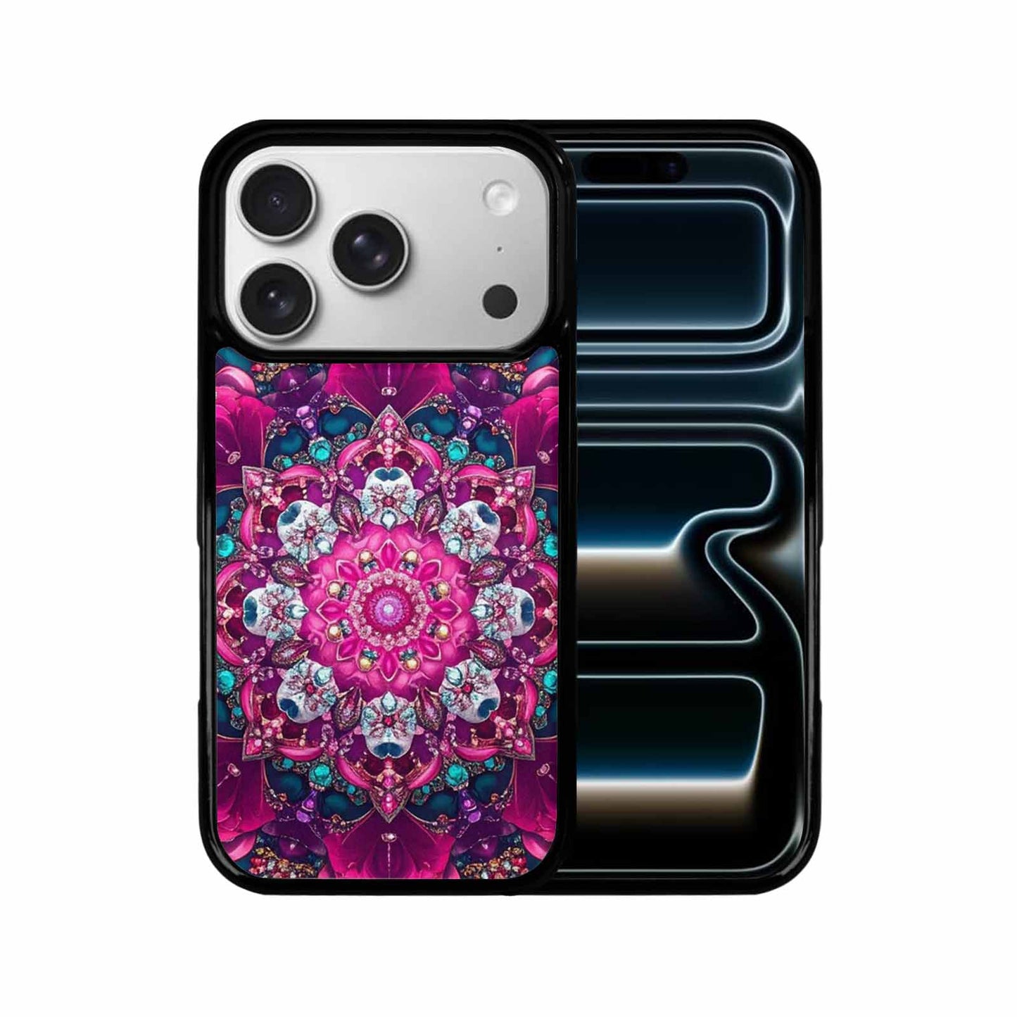iPhone 17 Pro Case — Skull Dark Art Gothic Print Gothic, Custom Phone Case