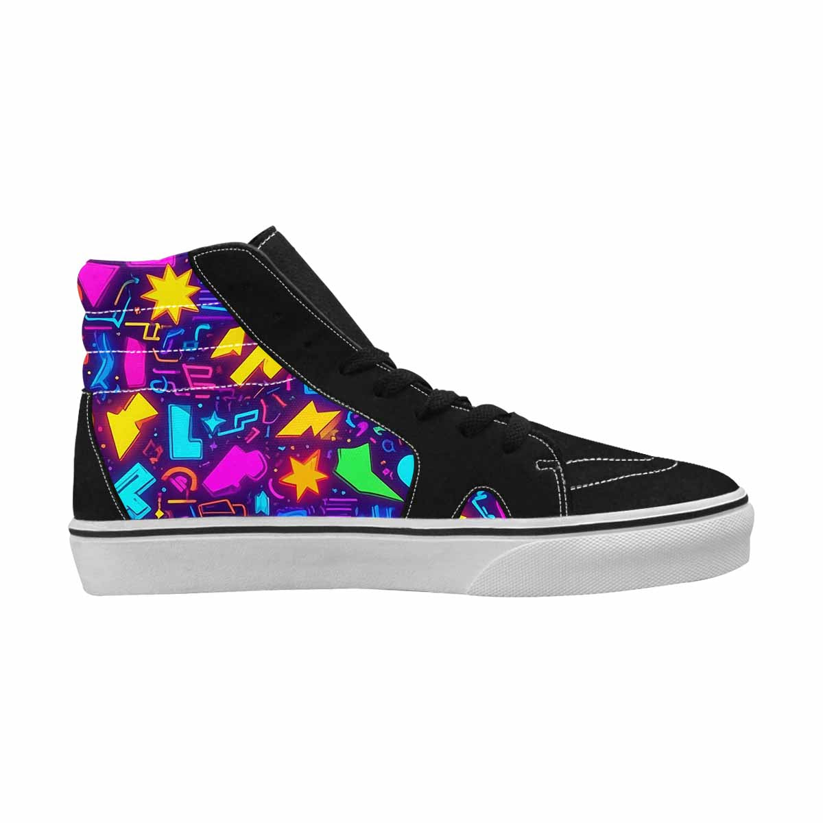MEN'S 80s Retro Motif High Top Canvas Dreamlike Shoes