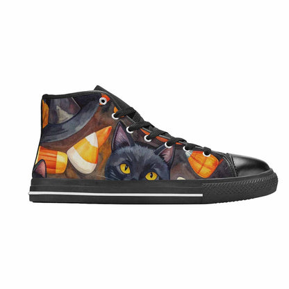 MEN'S Halloween High Top Canvas Grunge Sneakers