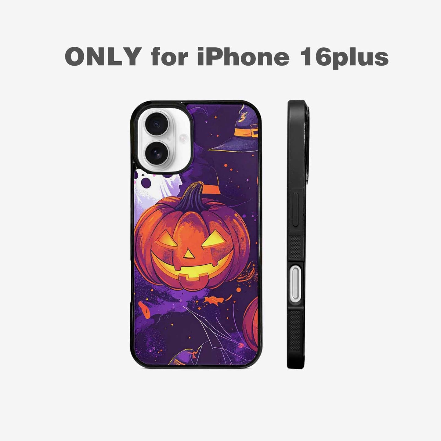iPhone 16 Plus Case — Halloween Art Print Edge To Edge, Original Design Phone Case
