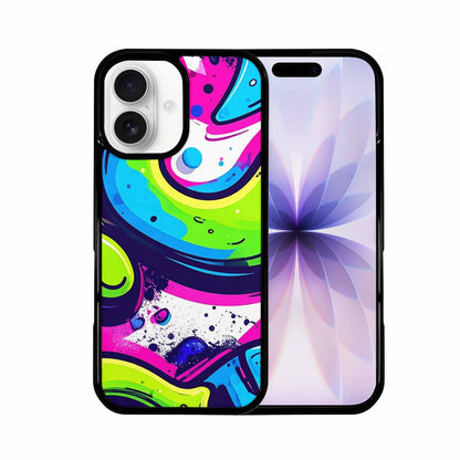 iPhone 17 Case — Acid Wash Cartoon Tie Dye, Original Design Phone Case