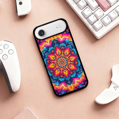 iPhone 17 Air Case — Tie Dye Mandala Art Seamless Tie, Custom Made Phone Cover