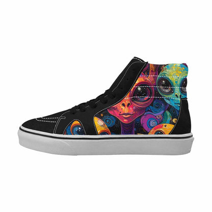 MEN'S Cartoon Alien Characters High Top Canvas Dreamcore Sneakers