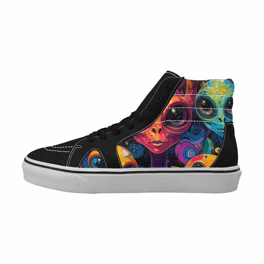 MEN'S Cartoon Alien Characters High Top Canvas Dreamcore Sneakers