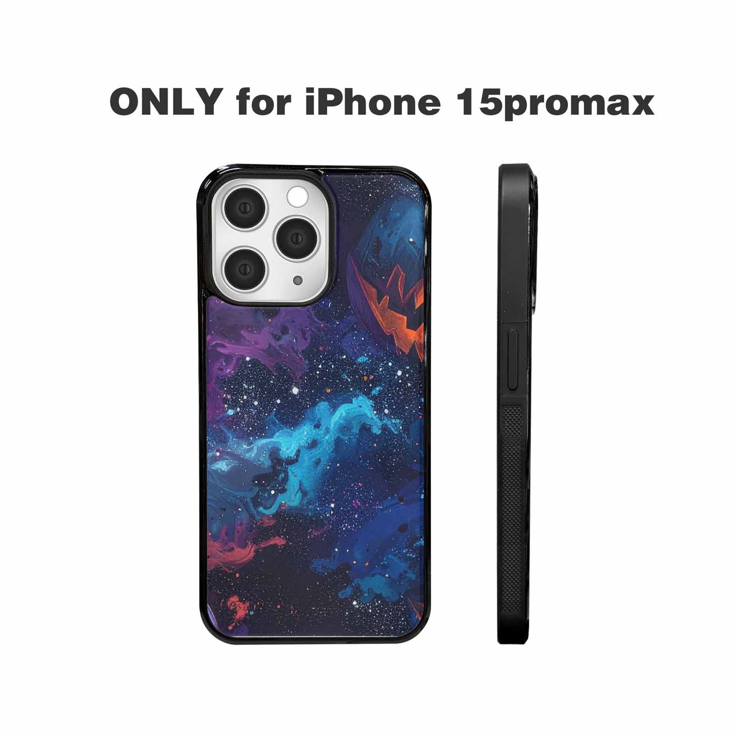 iPhone 15 Pro Max Case — Eamless Repeating Pattern Of Overlapping Pumpkin, Custom Designed Case Cover