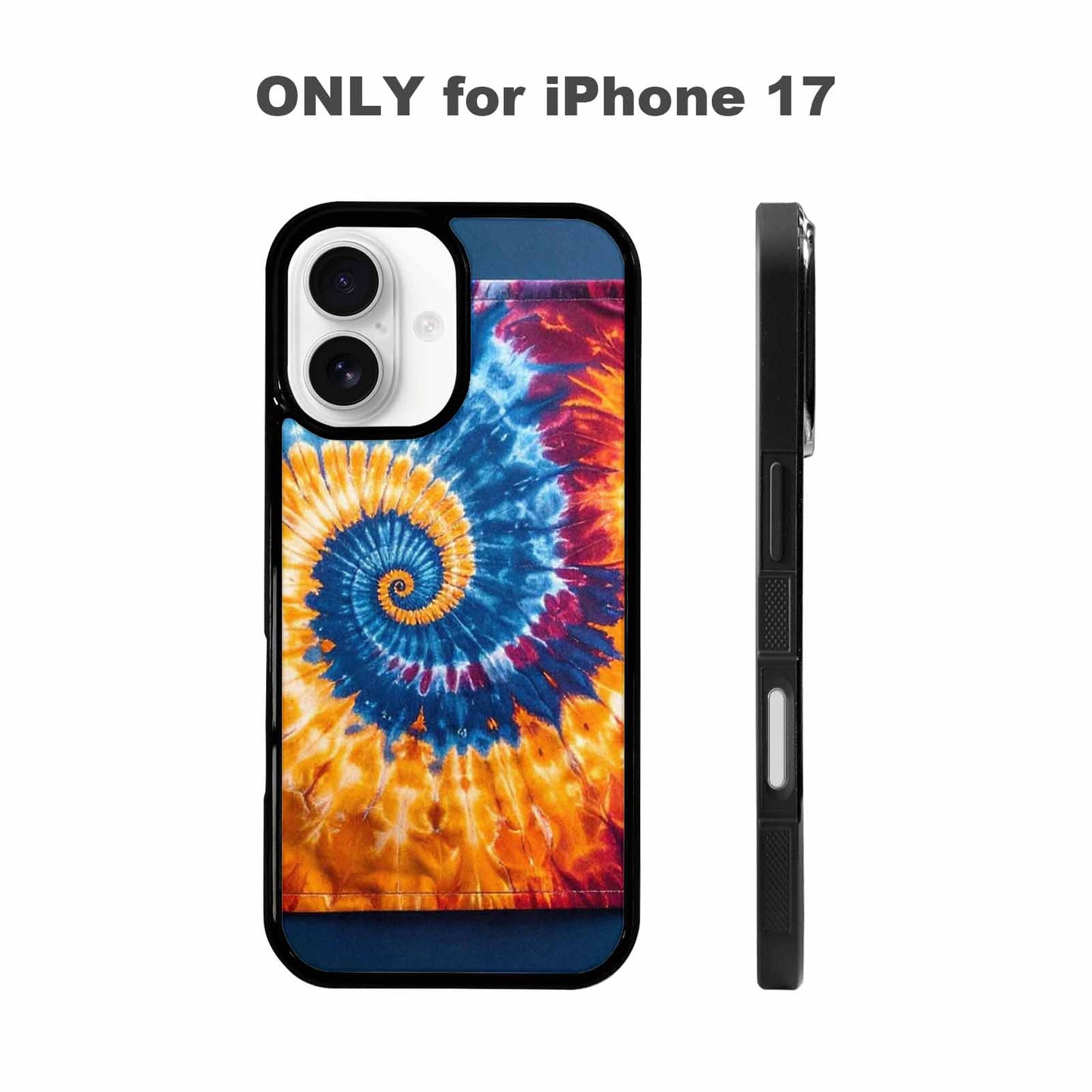 iPhone 17 Case — Tie Dye Mixed Style Custom Tie, Personalized Phone Case