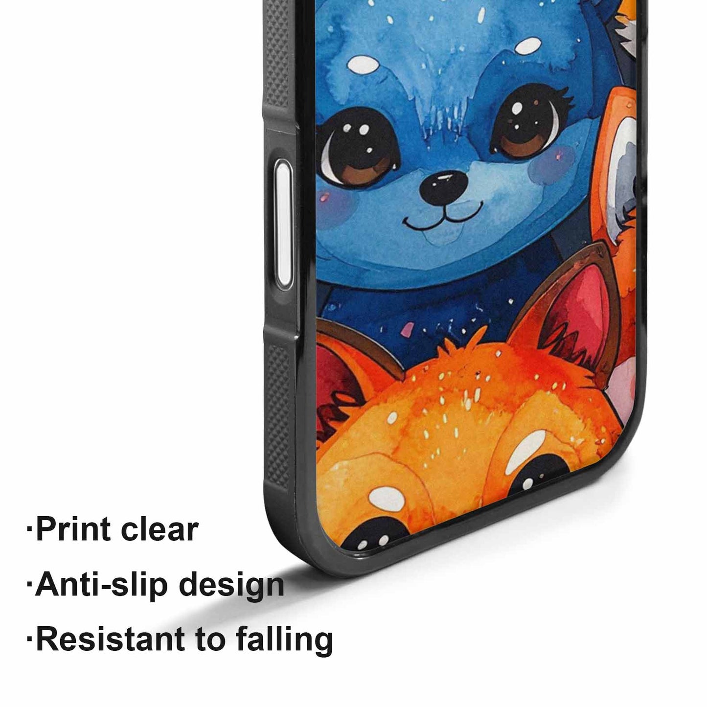 iPhone 17 Case — Watercolor Kawaii Fox Watercolor Abstract, Customized Protective Case