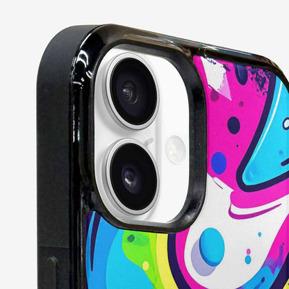 iPhone 16 Plus Case — Acid Wash Cartoon, Custom Art Phone Cover