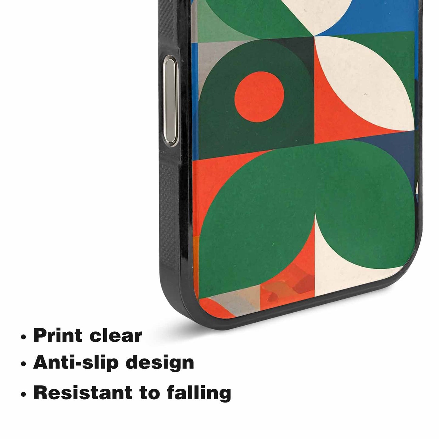 iPhone 16 Pro Case — 1990s Memphis Art Pattern, Customized Protective Case