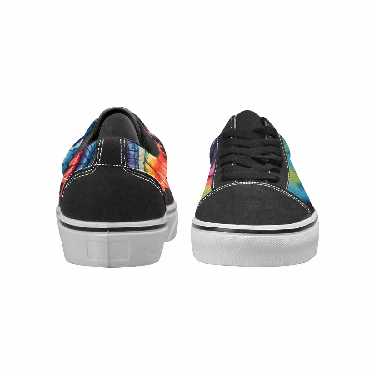 WOMEN'S Tie Lace-Up Canvas Vivid Custom Sneakers
