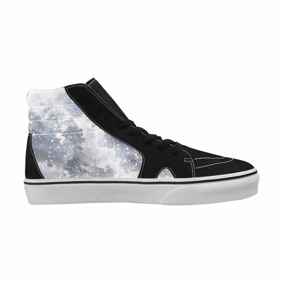 MEN'S Galaxy Art - High Top Canvas Neon Fantasy Shoes