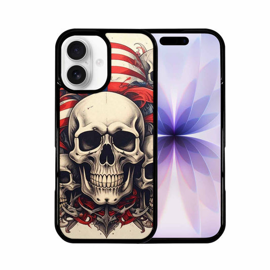 iPhone 17 Case — Skull Dark Art Gothic Print Gothic, Customized Protective Case