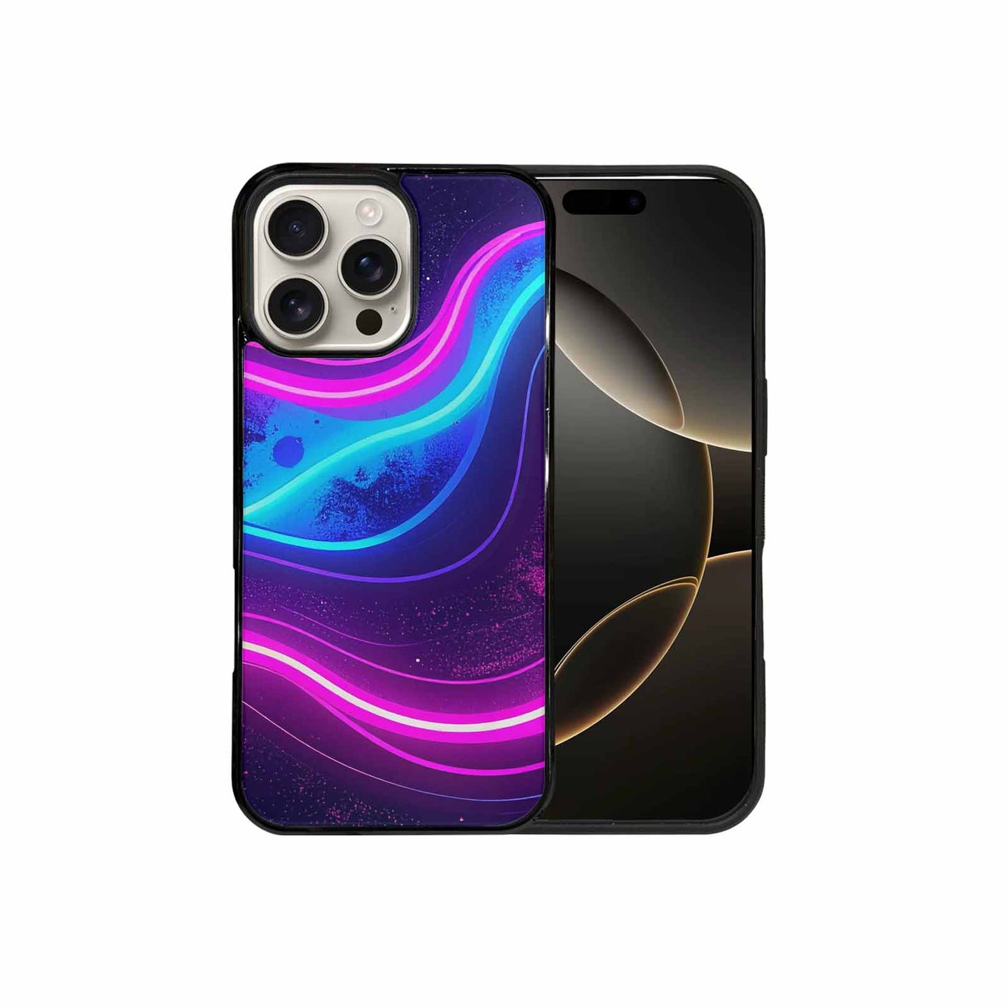 iPhone 16 Pro Max Case — 80s Neon Cartoon Custom, Personalized Phone Case