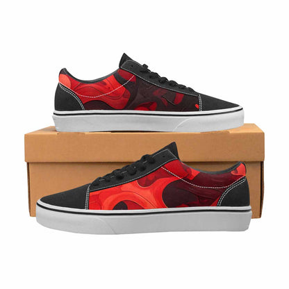 MEN'S Military Camouflage Blotch Canvas Lace-Up Grunge Shoes