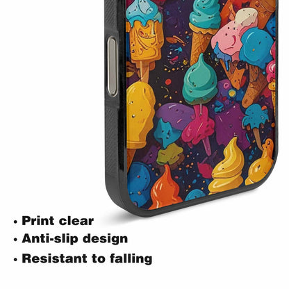 iPhone 16 Pro Case — Ice Cream Motif Ice Cream Motifs, Unique Phone Case Design