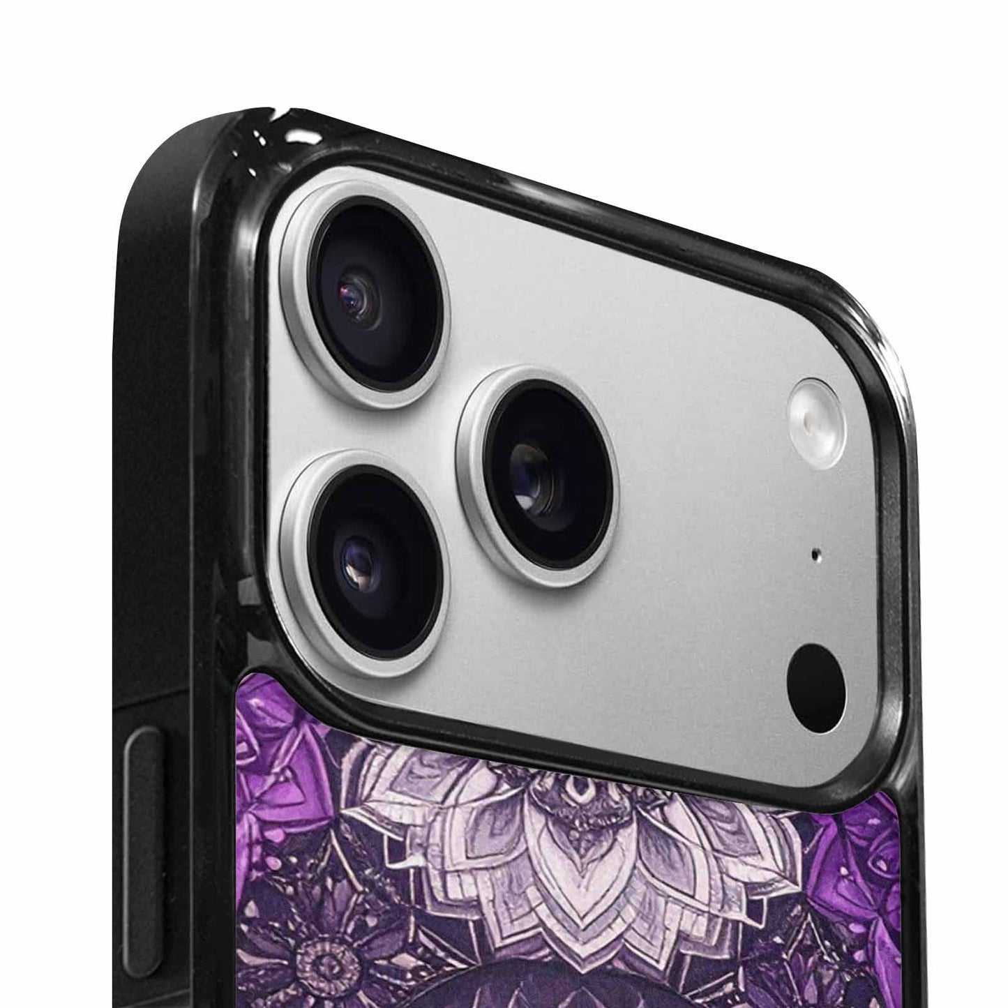 iPhone 17 Pro Max Case — Small Mandala Pattern, Randomly Floral, Custom Phone Case