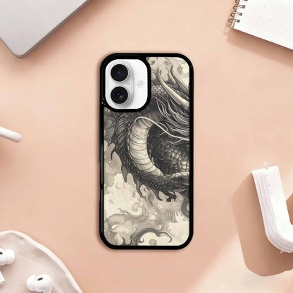 iPhone 17 Case — Retro Dragons Flame Retro Vintage, Original Design Phone Case