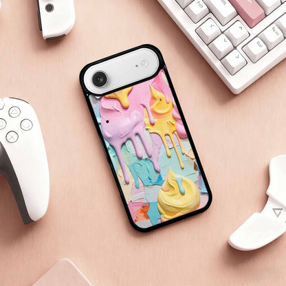 iPhone 17 Air Case — Soft Serve Swirl Monster Characters Original, Custom Art Phone Cover