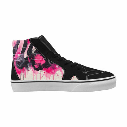 MEN'S Zebra Stripe Burst High Top Canvas Dreamcore Custom Shoes