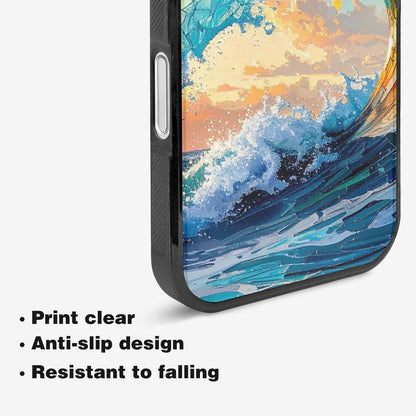 iPhone 16 Case — Wave Crest Splash Wave Crest Splash, Unique Phone Case Design