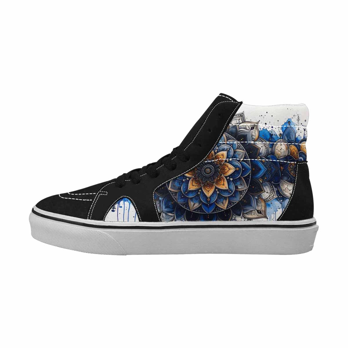 MEN'S Mandala Medallion High Top Canvas Surreal Custom Shoes