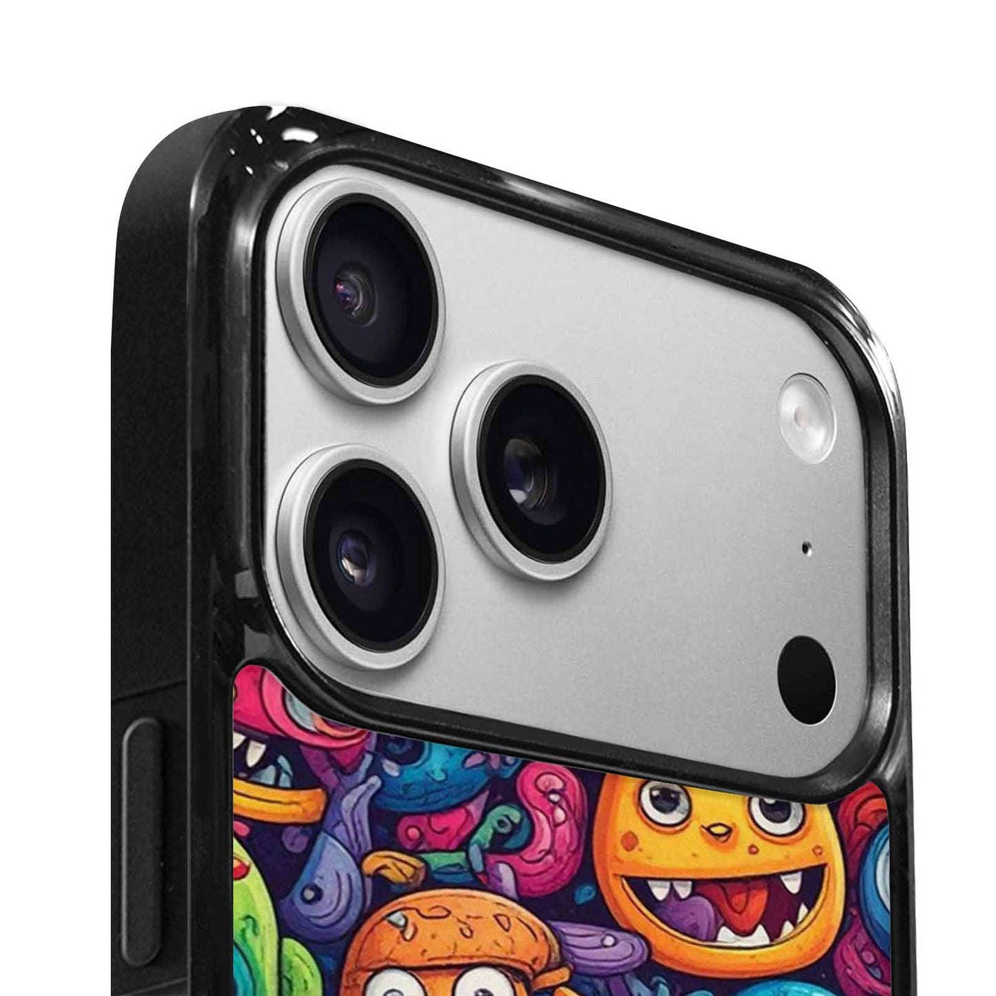 iPhone 17 Pro Case — Small Cartoon Monster Character Pattern Cartoon, Custom Print Case Cover