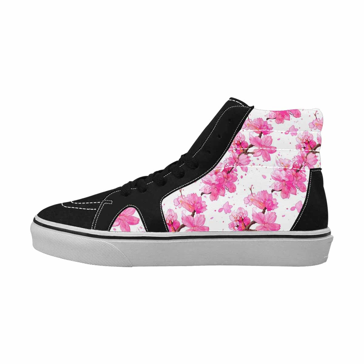 MEN'S Cherry Blossom Branch Cherry High Top Canvas Aesthetic Shoes