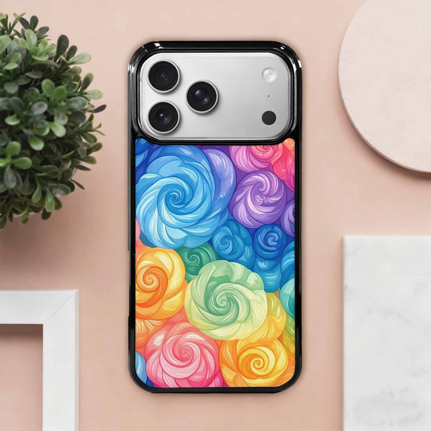 iPhone 17 Pro Max Case — Tie Dye Swirls Tie Dye, Custom Art Phone Cover