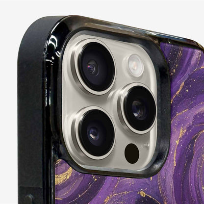iPhone 15 Pro Max Case — Swirling Brushstroke Starry Night Texture Blended, Original Design Phone Case