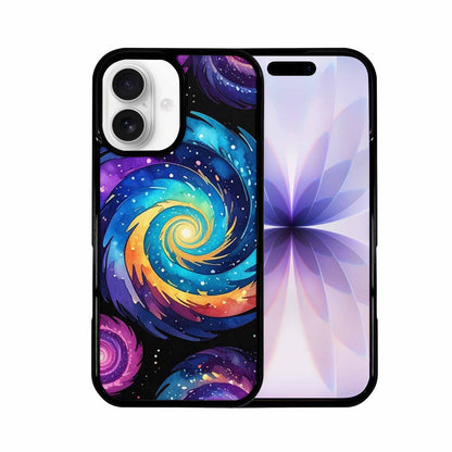 iPhone 17 Case — Rose Galaxy Art Seamless Galaxy Space, Unique Phone Case Design