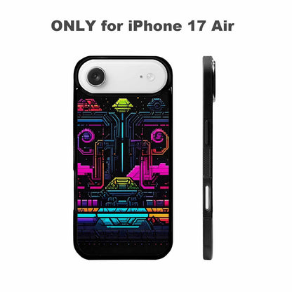 iPhone 17 Air Case — Retro Pixel Art Pattern Bit Retro, Personalized Phone Case