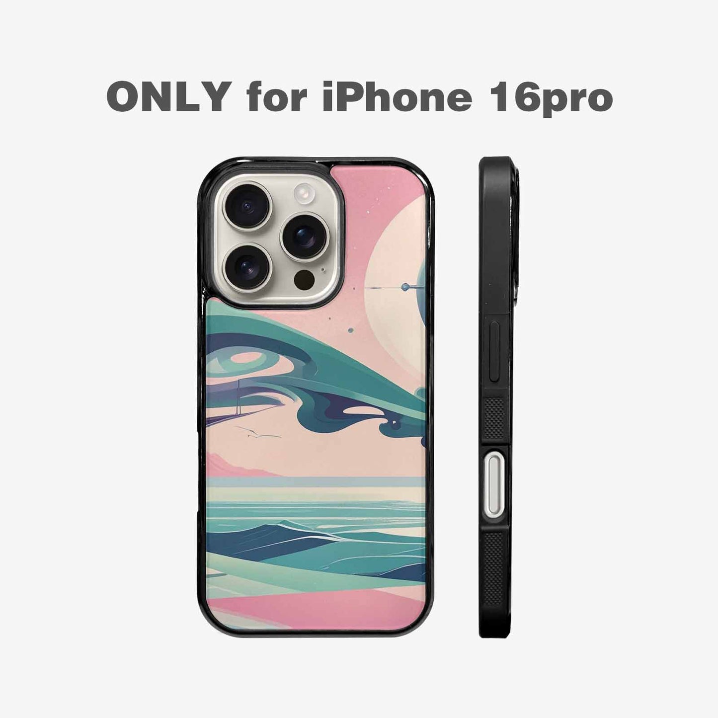 iPhone 16 Pro Case — 1930s European Surrealist Art Style Dreamlike, Original Design Phone Case