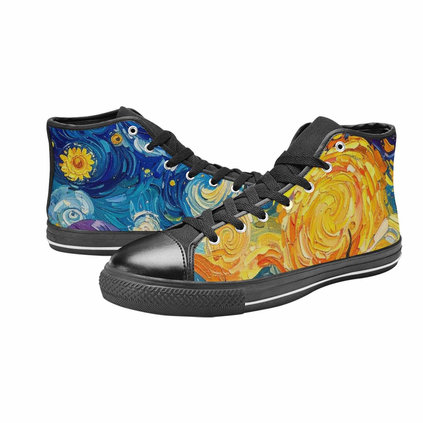 MEN'S Blend All Versions High Top Canvas Cottagecore Custom Sneakers