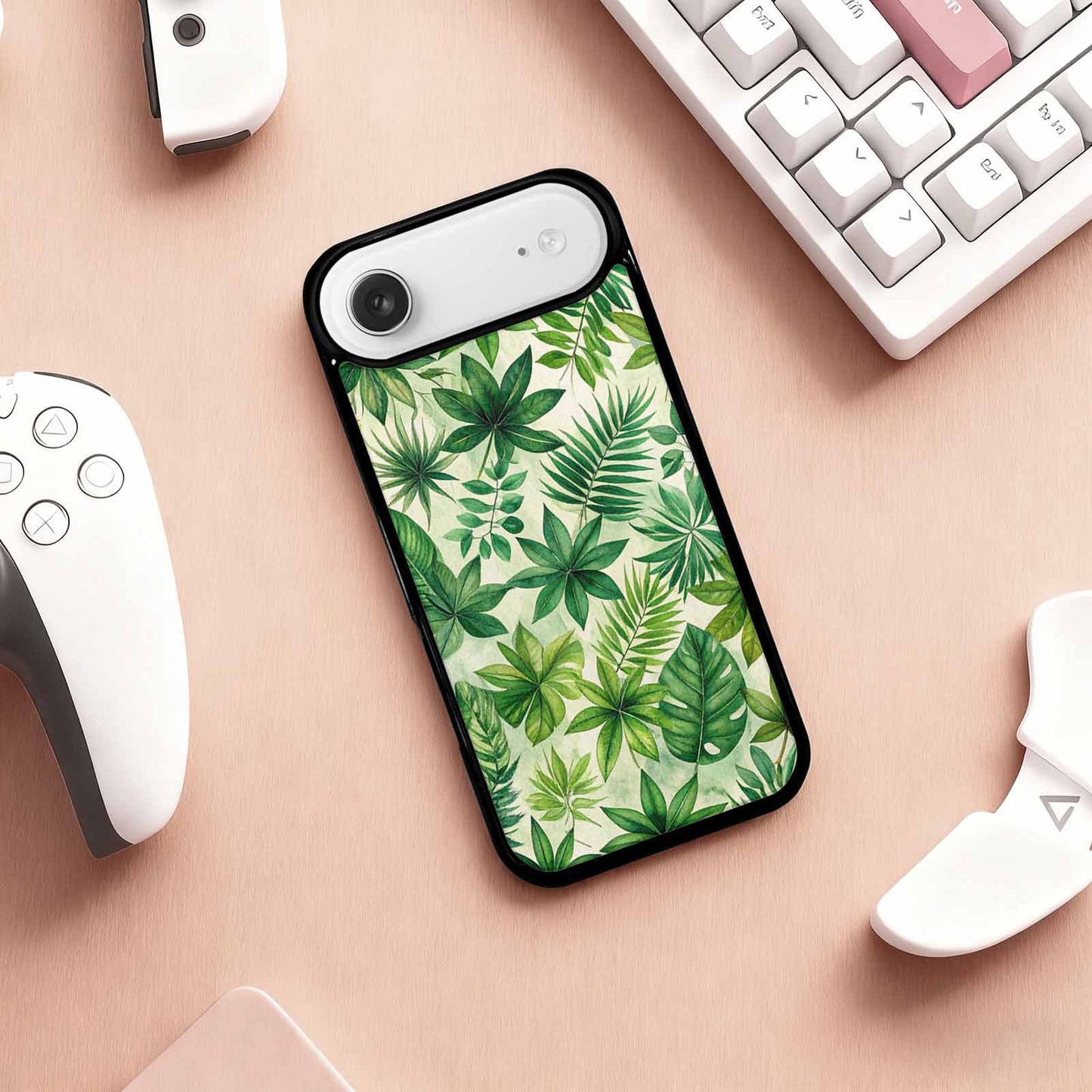 iPhone 17 Air Case — Small Seven Point Palmate Leaf Floral, Original Design Phone Case