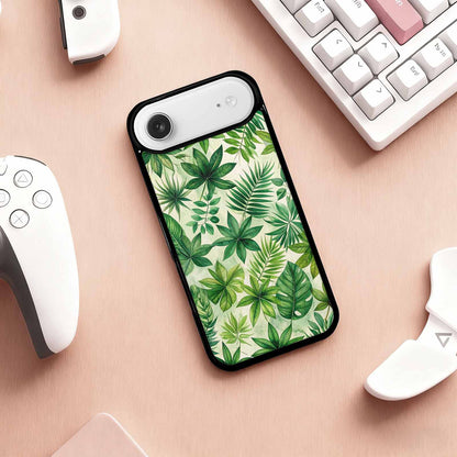 iPhone 17 Air Case — Small Seven Point Palmate Leaf Floral, Original Design Phone Case