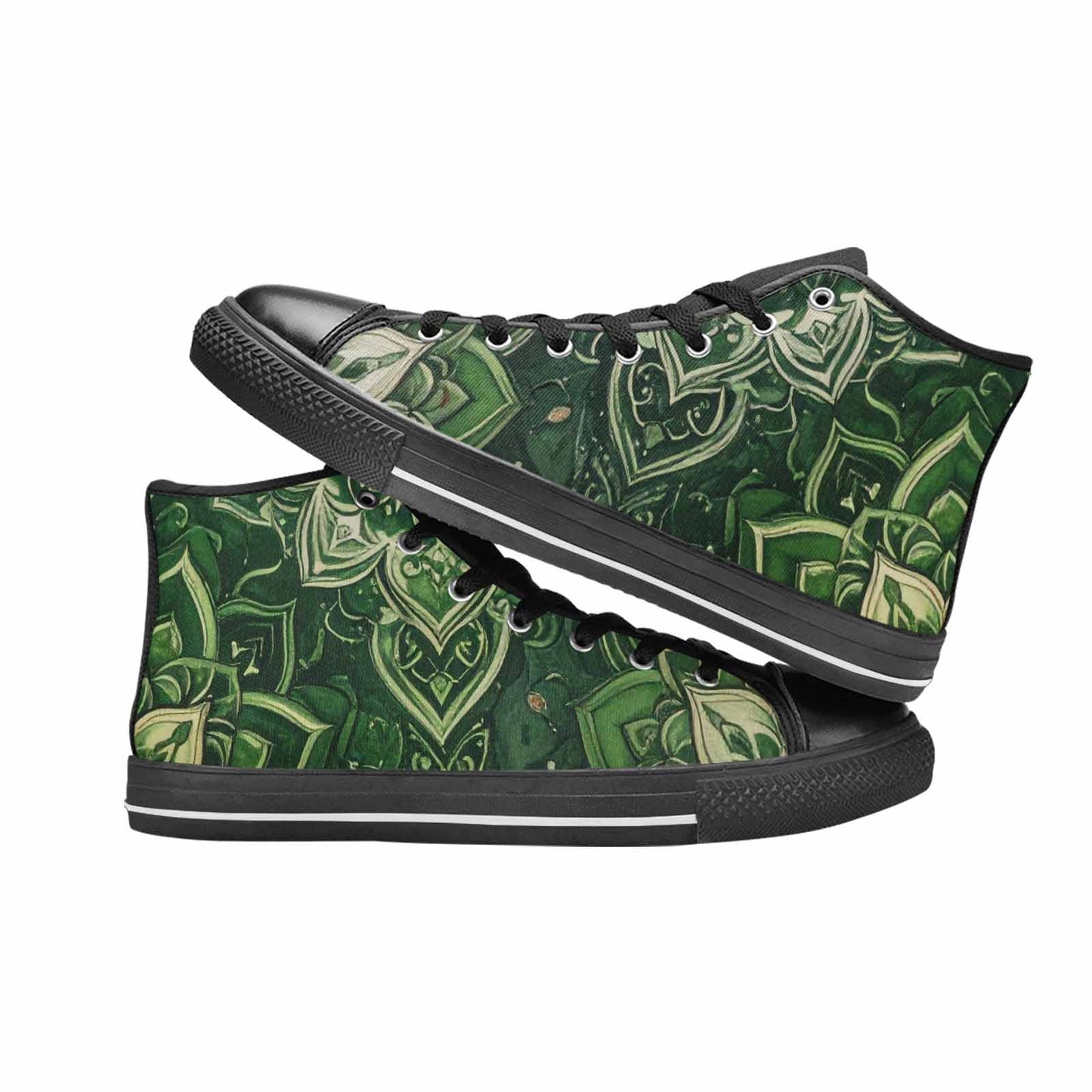 WOMEN'S Mandala High Top Canvas Vivid Shoes