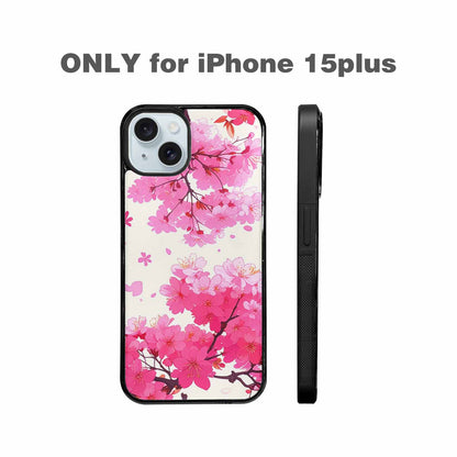 iPhone 15 Plus Case — Cherry Blossom Branch Cherry Blo 0t0, Personalized Phone Case