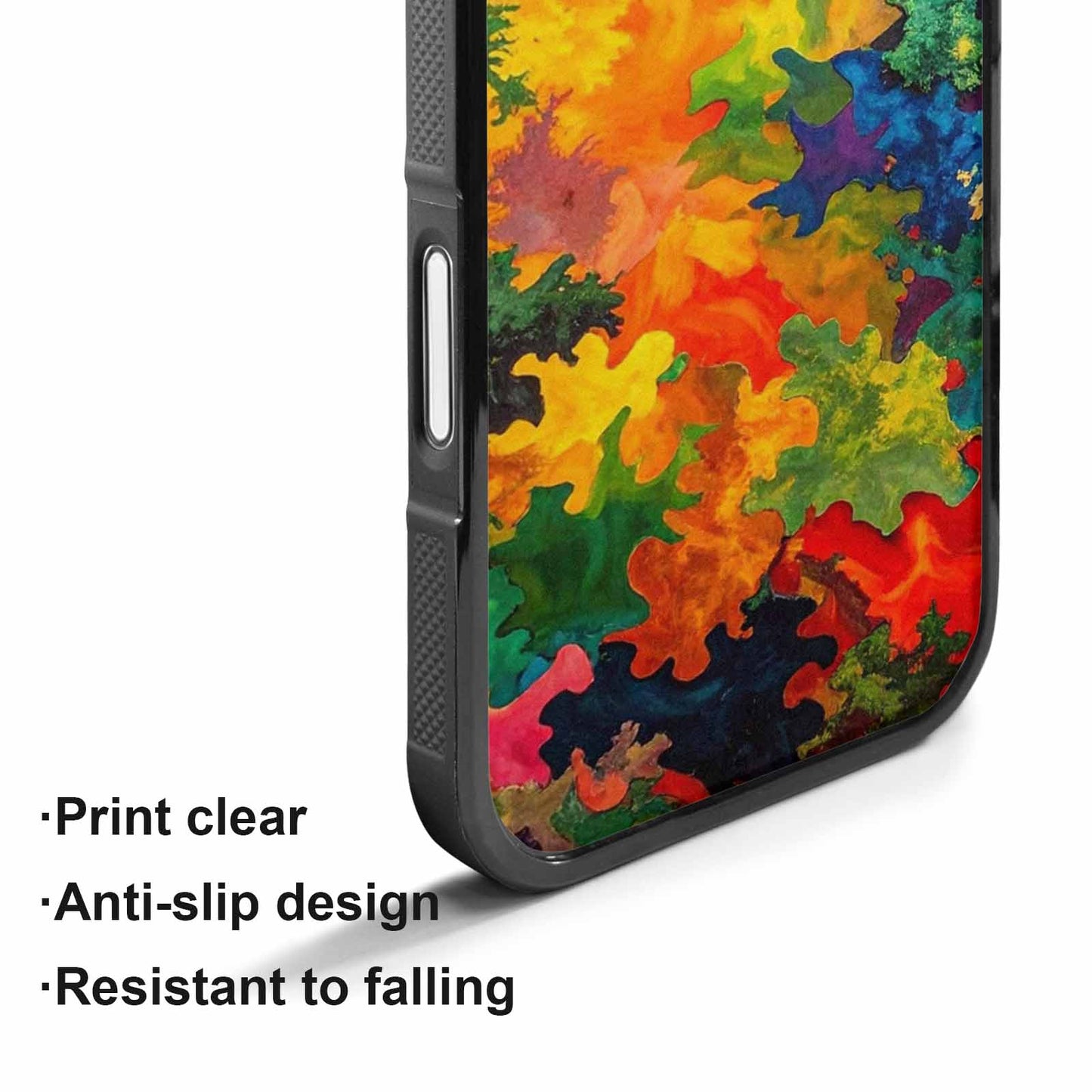 iPhone 17 Case — Camo Patches Full Color Camo, Custom Printed Phone Case