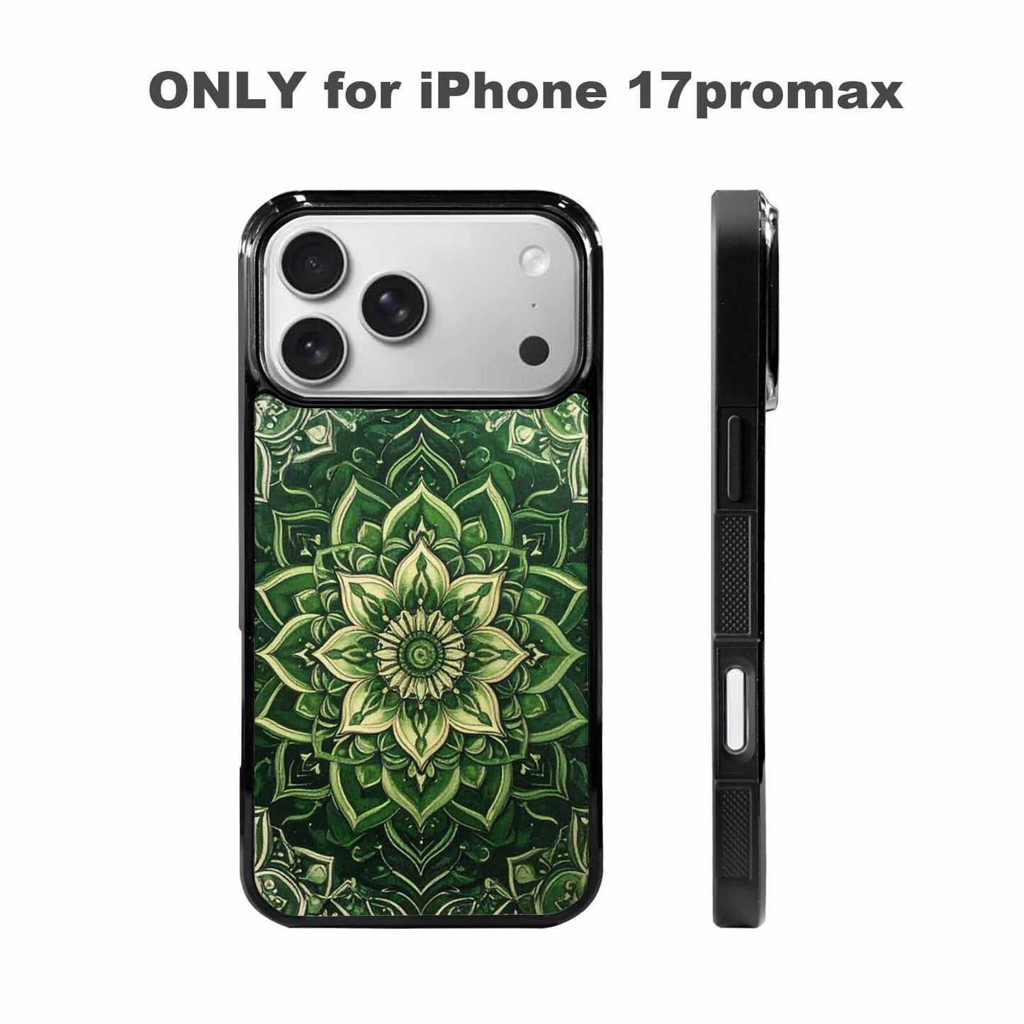 iPhone 17 Pro Max Case — Small Mandala Pattern, Randomly Floral, Original Design Phone Case