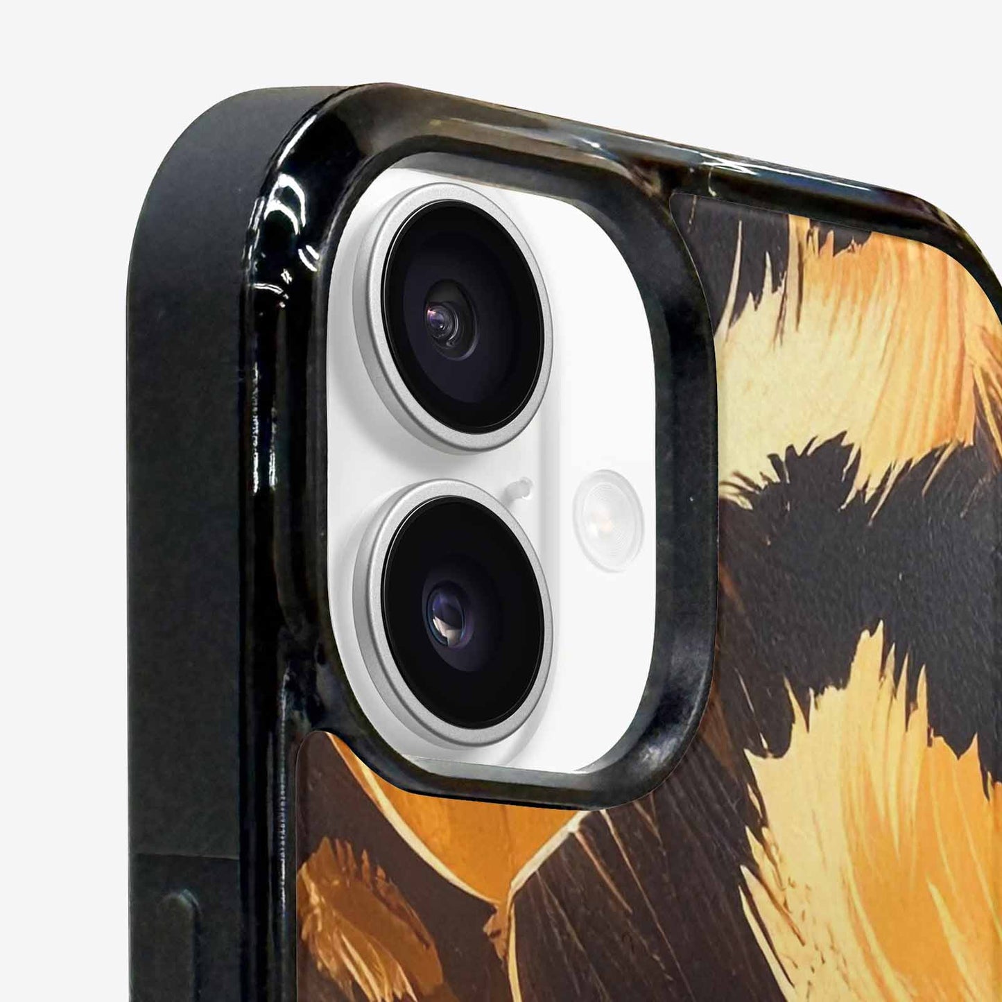 iPhone 16 Case — Leopard Soft Airbrush Gradient, Custom Phone Case