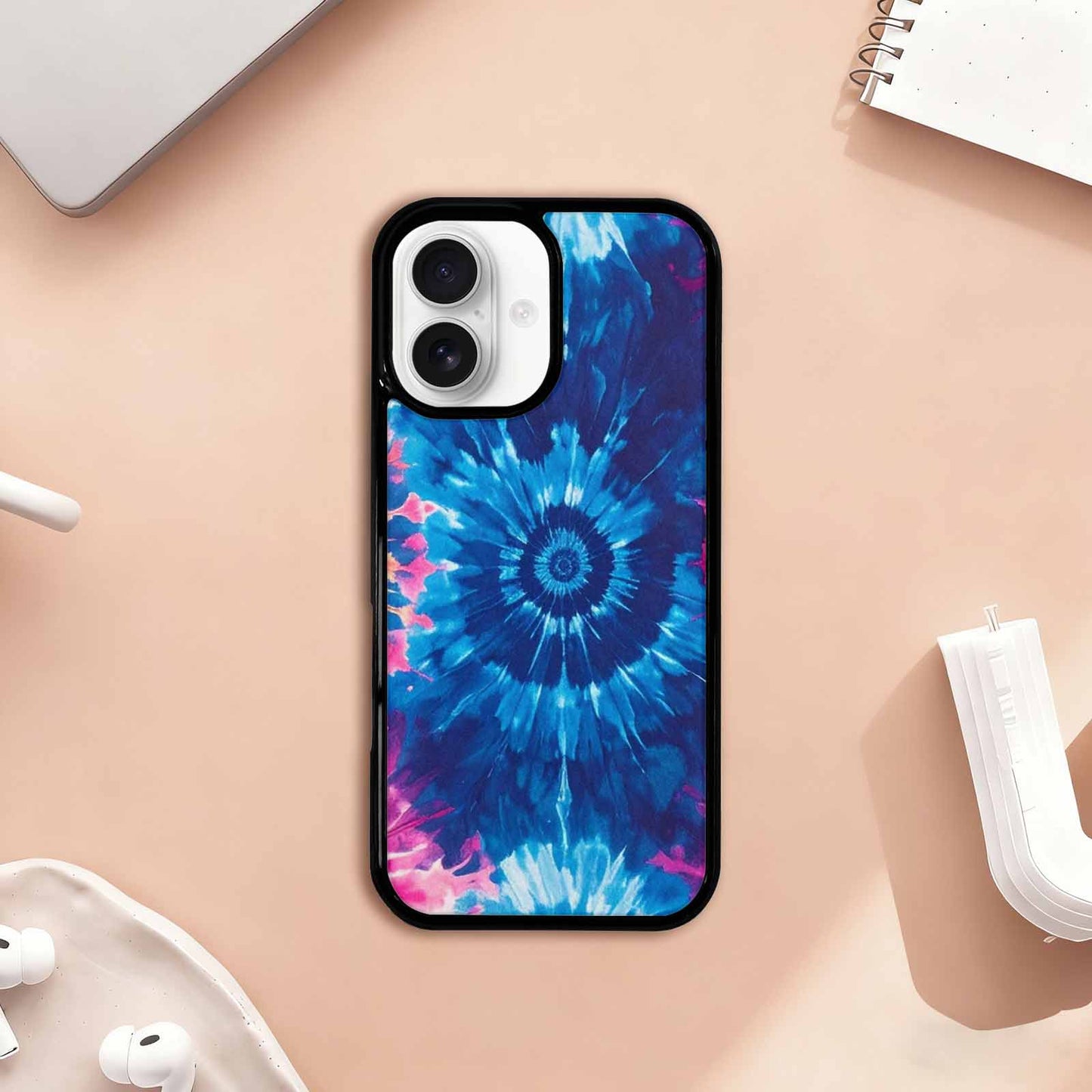 iPhone 17 Case — Small Tie Dye Swirl Tie Dye, Original Design Phone Case