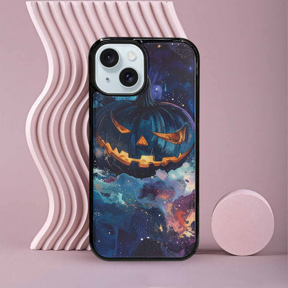 iPhone 15 Case — Eamless Repeating Pattern Of Overlapping Pumpkin, Personalized Phone Case
